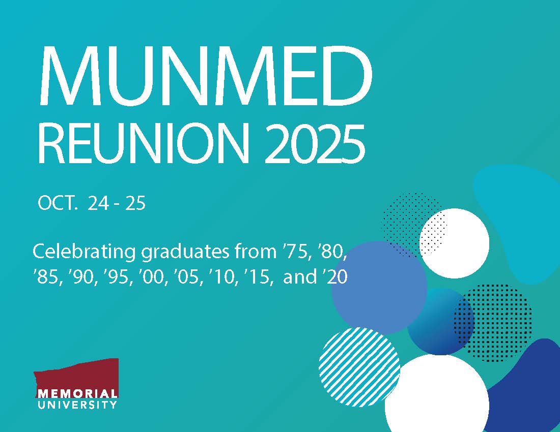a graphic for the munmed reunion 2025